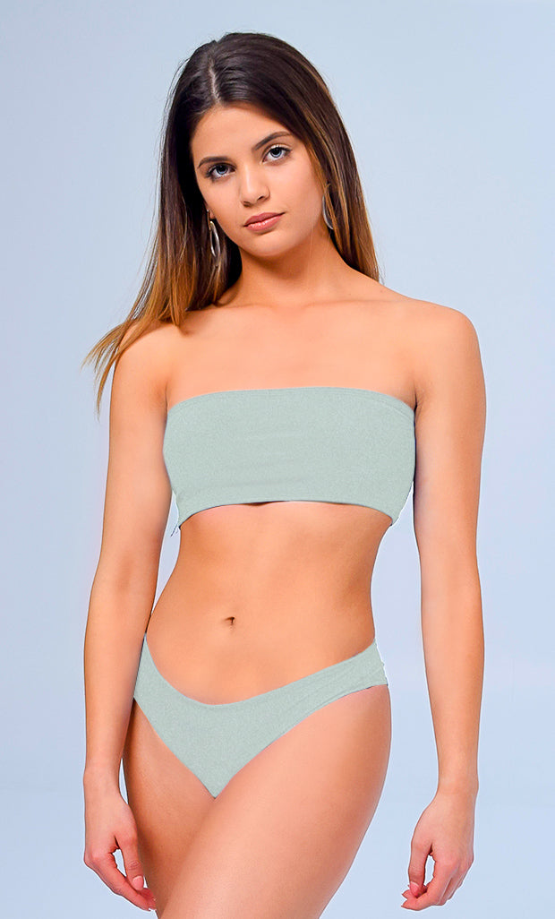 Emblisi Metallic Green Top